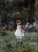 Alfred Stevens, La Fillette aux canards